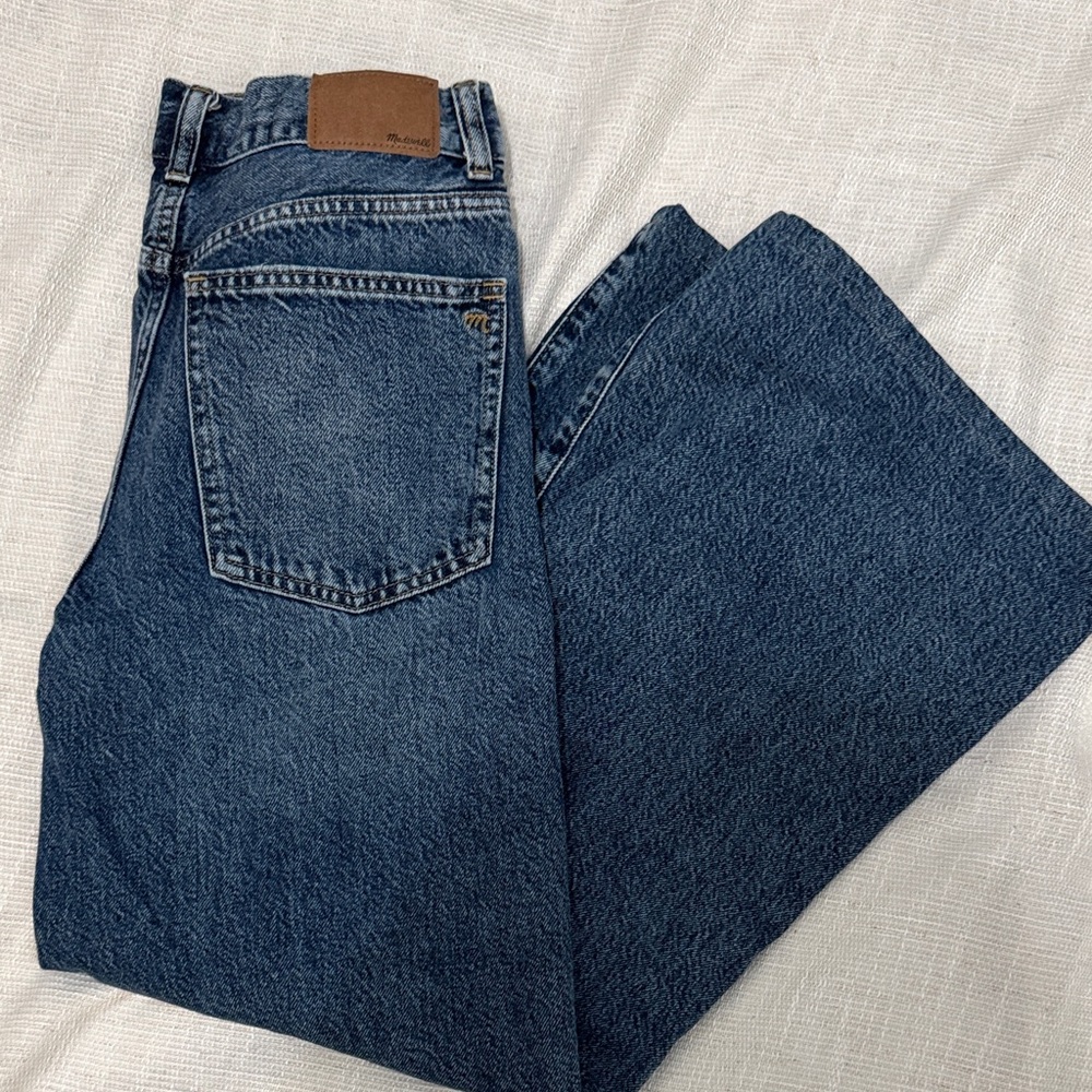 Madewell Dark Blue Flare Jeans
